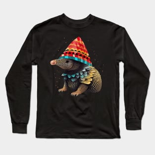 Armadillo Christmas Long Sleeve T-Shirt